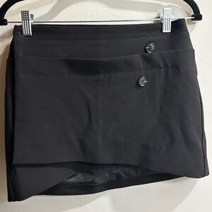 REVOLVE Camila Coelho Black Mini Skirt with Buttons